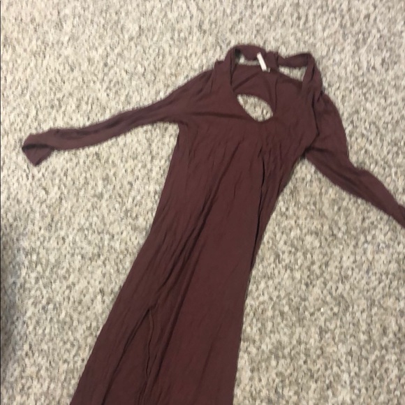 MIDI BODY CON RIBBED DRESS - Picture 2 of 2